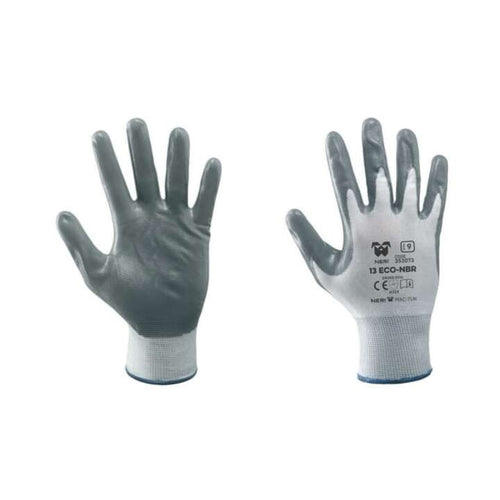 Guanti Nitrile Grigio Mis 8