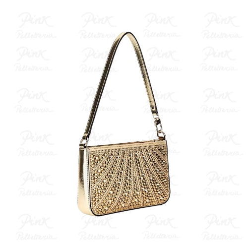 GUESS borsa a tracolla gold e silver art.HWXY9528720
