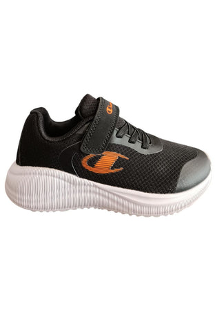 Scarpe sneakers Unisex bambini Champion SYPHON  rosa-bianco laccio elastico e velcro