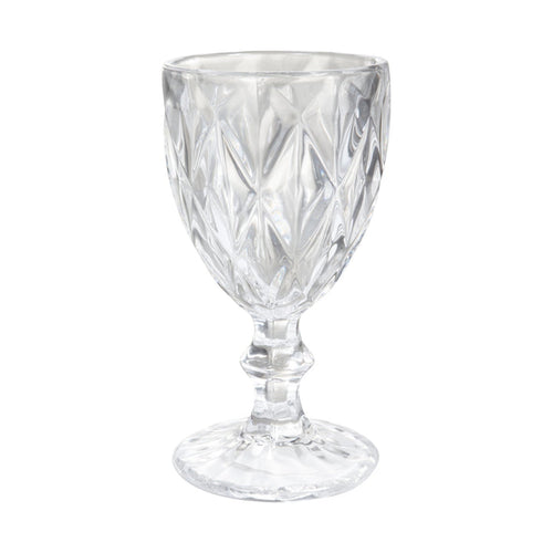 Calice decorativo in vetro dettagliato da 240 ml