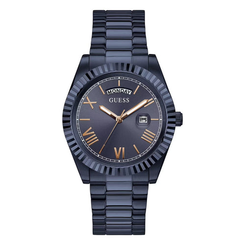 Guess Orologio Analogico Quarzo Uomo Con Cinturino In Acciaio Inox GW0265G9