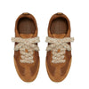 TORY BURCH sneaker donna tory burch - tory travel sneaker - cognac da donna