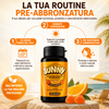 Integratore supporto Abbronzatura Naturale SUNNY | 60 Gommose al Beta-Carotene e Vitamine | Made in Italy