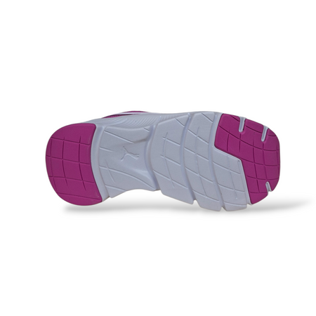 Sneakers bambina PUMA FlexFocus Modern fucsia bianco con lacci
