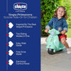 CHICCO Vespa - modello Bambini Primavera colore VERDE ACQUA, Moto Giocattolo Cavalcabile con Pannello Elettronico, Luci e Suoni, Ruote di Supporto Rimuovibili, Max 25 Kg - Giochi per Bambini 1-3 Anni