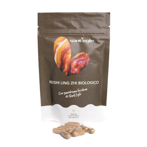 Reishi - Ganoderma Lucidum - Ling Zhi biologico, 90 capsule