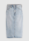 LEVI'S GONNA HR BACK SLIT SKIRT RIVETING da donna