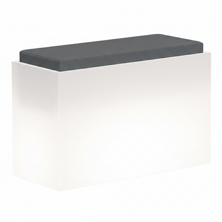 Poltroncina luminosa Roomy Bright con led pouf "Made in Italy" per esterno