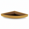 Sottovaso per vaso angolare in resina per piante e fiori Made in Italy da esterno