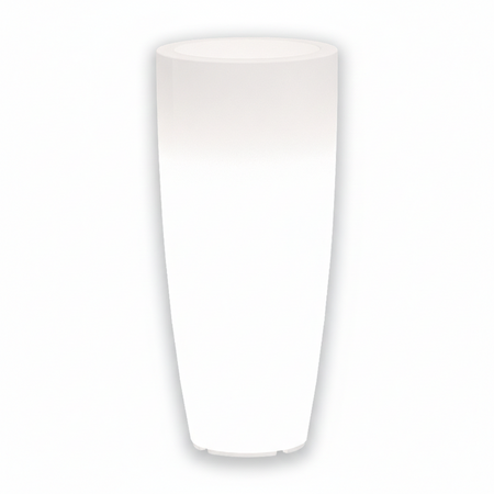 Vaso luminoso Stilo Round Bright decorazione con led per esterno "Made in Italy"