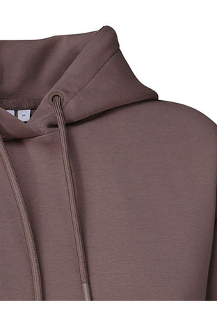 calvin klein FELPA MINIMAL LOGO SCUBA HOODIE da donna