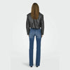 Giacca Only Casey Faux leather phantom washed