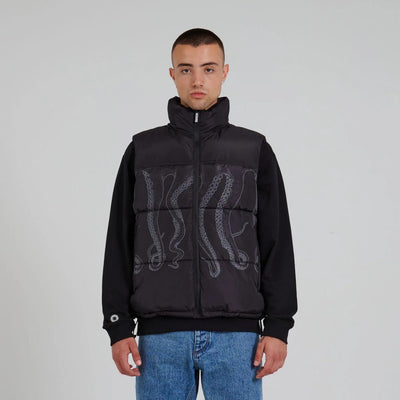 Giacca jacket Octopus Outline Puff black