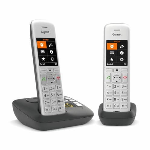 Gigaset CE575A Duo argento/nero