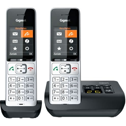 Gigaset COMFORT 500A duo argento-nero