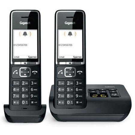 Gigaset Comfort 550A duo nero/chrom
