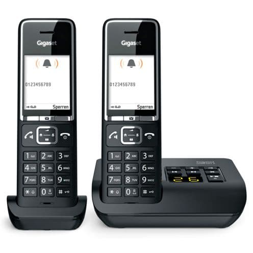 Gigaset Comfort 550A duo nero/chrom