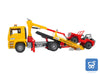 Giocattolo Bruder Camion MAN TGA da Trasporto con Jeep 02750 Scala 1:16 Bambini 4+
