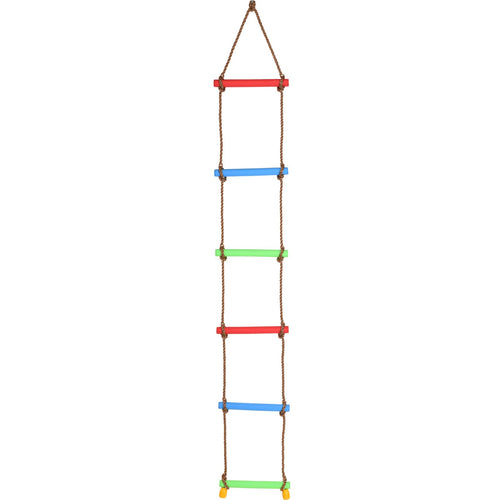 Gioco scala da arrampicata per altalena in plastica con corde per bambini