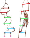 Gioco scala da arrampicata per altalena in plastica con corde per bambini