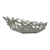 Cesto centrotavola Big Tokyo Ceart in acciaio dolce, design moderno taglio laser, 42x33x11 cm, artigianale Made in Italy, ideale come porta frutta decorativo.