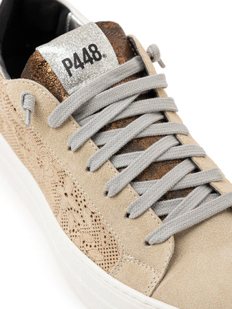 P448 Sneakers F22THEA-W Beige da donna