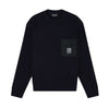 EMPORIO ARMANI felpe senza cappuccio uomo emporio armani - sweatshirt - nero da uomo