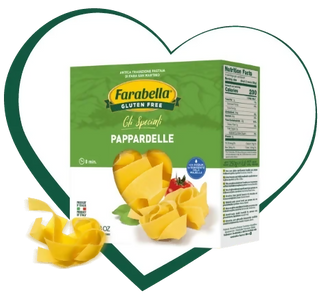 Pappardelle all'uovo 250g senza glutine Farabella con farina di mais e di riso