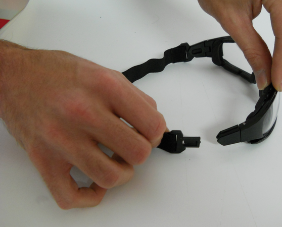 Occhiali da lavoro "Indro High" con lenti in policarbonato gialle e montatura in memory foam