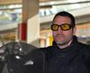 Occhiali da lavoro Indro High con lenti in policarbonato gialle e montatura in memory foam