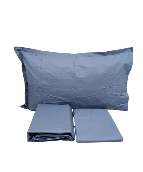 Completo Lenzuola Matrimoniale Luxury Percalle Cotone