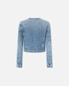 Pinko DURBAN GIUBBINO DENIM BLUE RIO 25 da donna