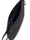 Bottega Veneta Pochette Light Paper in Nylon nero da uomo