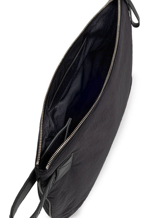 Bottega Veneta Pochette Light Paper in Nylon nero da uomo