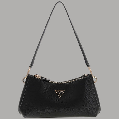Guess Borsa Noelle Mini Tracolla con Doppia Tracolla, Eleganza Dorata