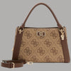 Guess Borsa a Mano Logo 4G Karnilla con Tracolla Removibile