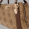 Guess Borsa a Mano Logo 4G Karnilla con Tracolla Removibile
