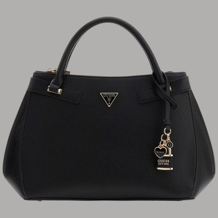 Guess Borsa a Mano Serenova in Saffiano con Charm Rimovibili