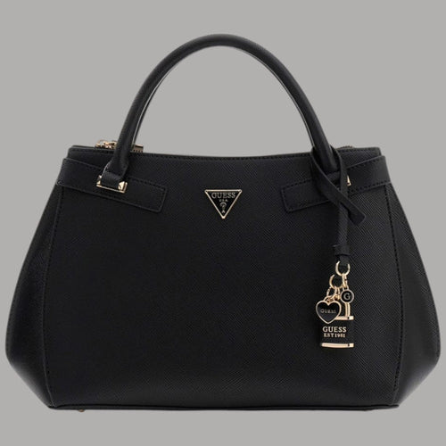 Guess Borsa a Mano Serenova in Saffiano con Charm Rimovibili