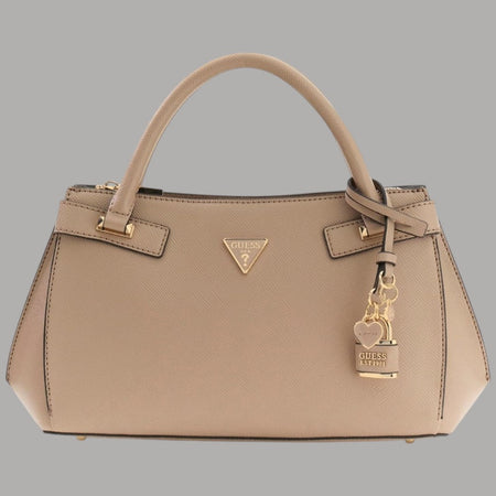 Guess Borsa a Mano Serenova in Saffiano con Charm Rimovibili