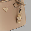 Guess Borsa a Mano Serenova in Saffiano con Charm Rimovibili