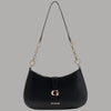 Guess Borsa a Spalla Carrie in Similpelle con Logo e Zip dorata