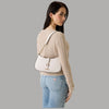 Guess Borsa a Spalla Carrie in Similpelle con Logo e Zip dorata