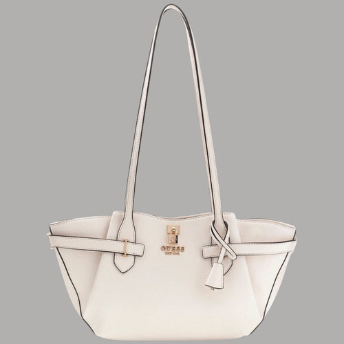 Guess Borsa a Spalla Yesba in Saffiano con Metalleria Dorata
