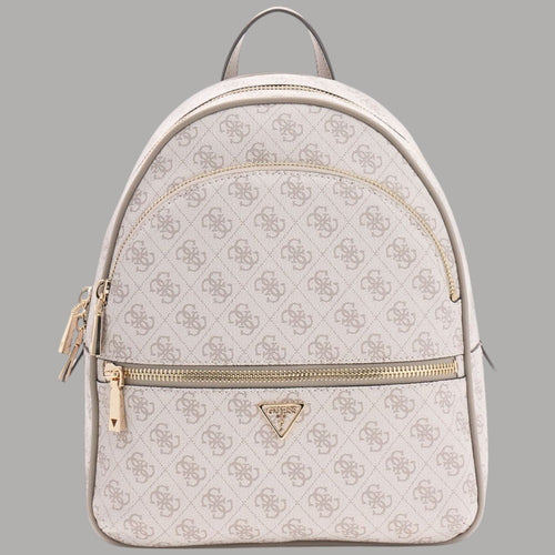 Guess Zaino Donna Manhattan Logo 4G Ecopelle Metalleria Oro