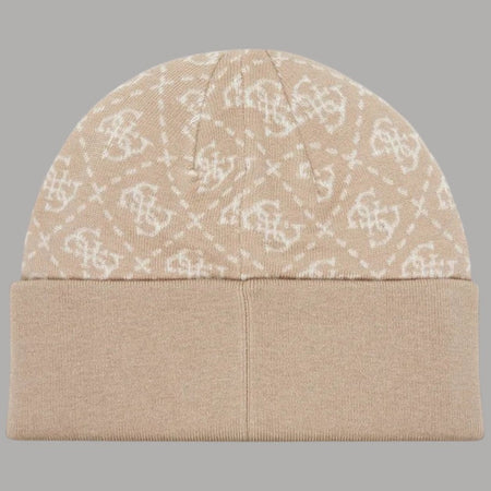 Guess berretto beige con logo 4G M5BZ18 Z0442 FNIF