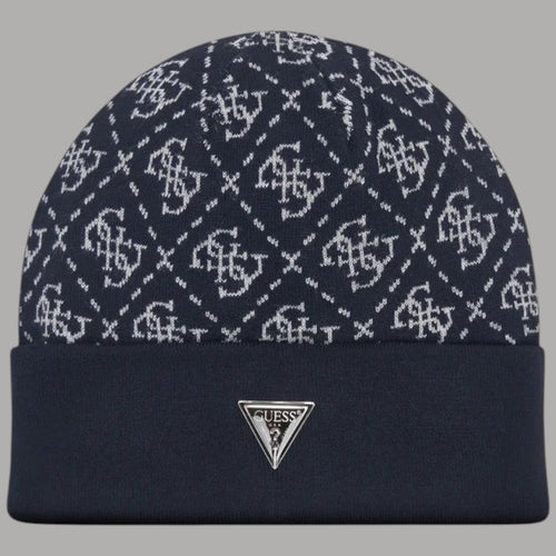 Guess berretto blu con logo 4G M5BZ18 Z0442 FBDB