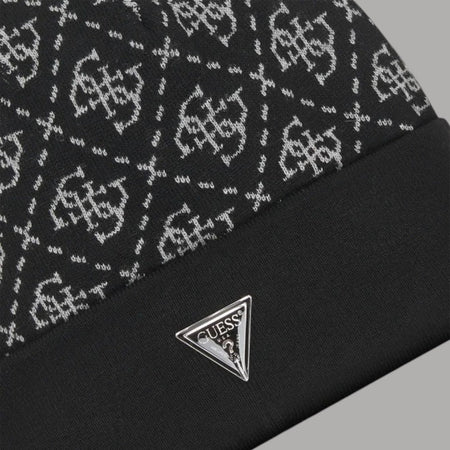 Guess berretto nero con logo 4G in misto seta M5BZ18 Z0442 FJAJ