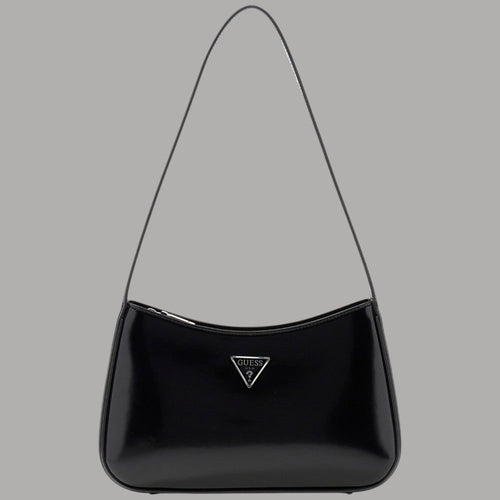 Guess borsa a spalla Arnela, finitura lucida, simil pelle elegante