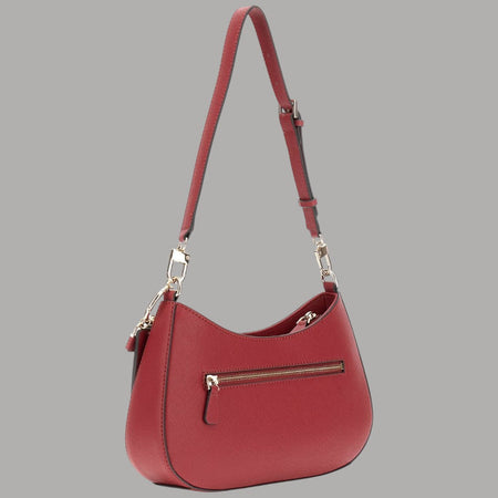 Guess borsa a spalla rossa in saffiano NOELLE HWZG96 72180 GAR